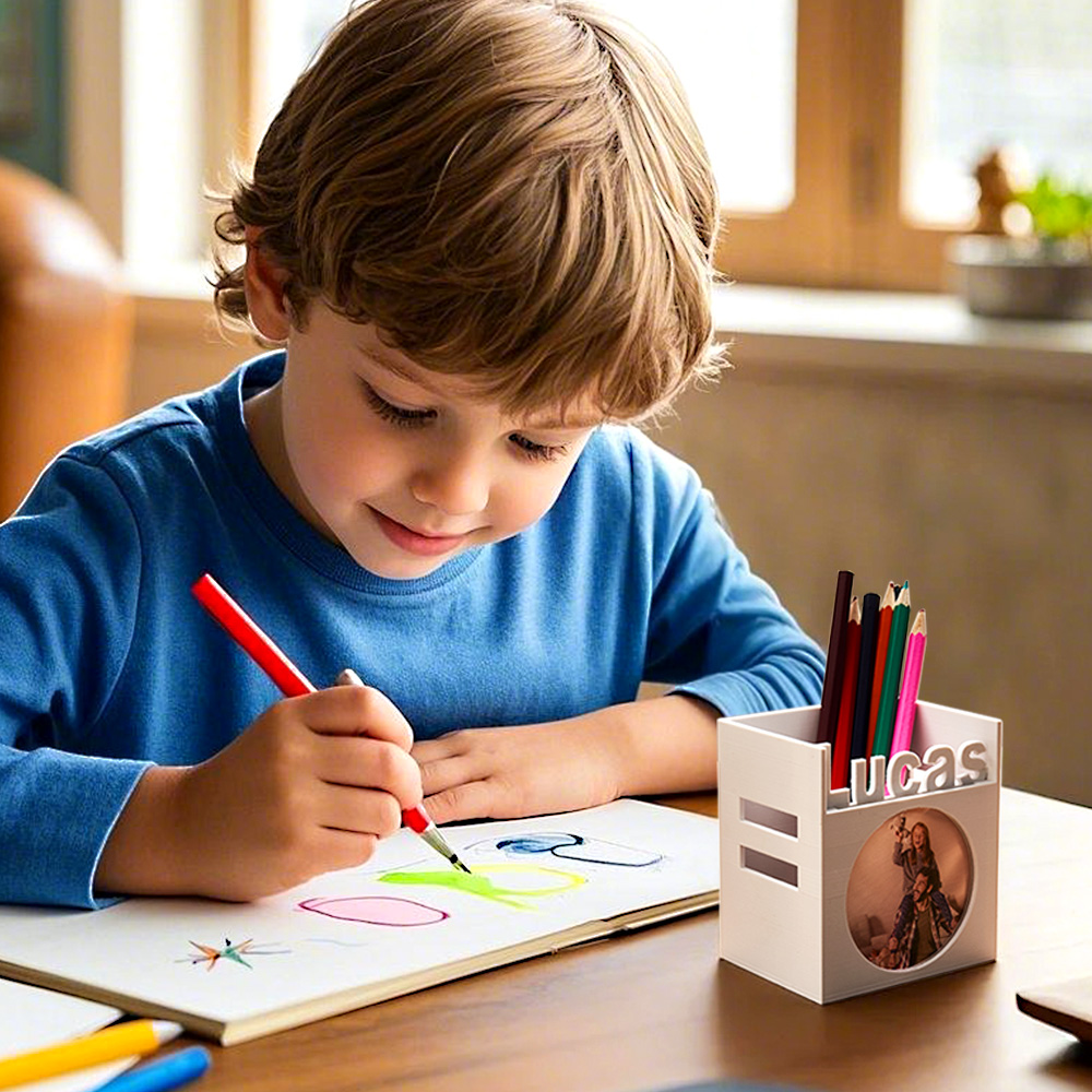 Fun 3D Photo Pen Pots for Kids – Customizable Name Gifts